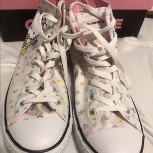 Converse high top hello kitty